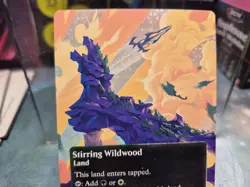 Stirring Wildwood BORDERLESS POSTER Edge of Eternities STELLAR SIGHTS MTG Card - Image 2