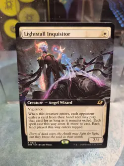 R 0320 Lightstall Inquisitor EXTENDED ART Rare Edge of Eternities MTG EOE Card - Image 1