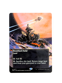 Petrified Field M 0077 Borderless REGULAR MTG Edge Of Eternities EOS EN NM/M - Image 1