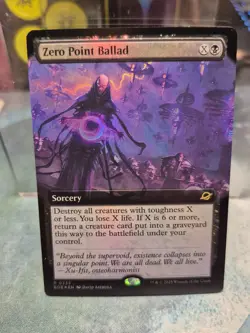 R 0335 Zero Point Ballad FOIL EXTENDED ART Rare Edge of Eternities MTG EOE Card - Image 1