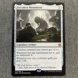 MTG Forsaken Monument Zendikar Rising ZNR 244/280 Mythic LP - Image 1