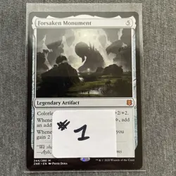 MTG Forsaken Monument Zendikar Rising ZNR 244/280 Mythic LP - Image 3