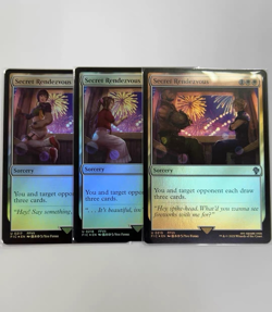 FOIL Secret Rendezvous Set of 3 #217 #218 #219 | MTG Final Fantasy EN Ver NN - Image 1
