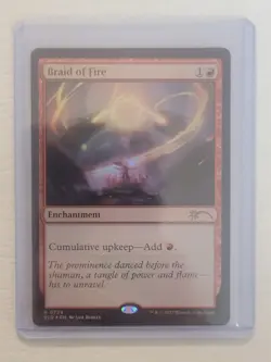 Braid of Fire (729) -Foil Light Play MTG Secret Lair - Image 1