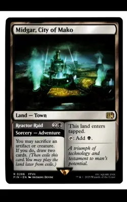 MTG | Midgar, City of Mako #0286 | Final Fantasy | NM | EN - Image 1