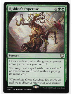 Rishkar's Expertise - Commander: Modern Horizons 3 (M3C) MTG Rare - Image 1
