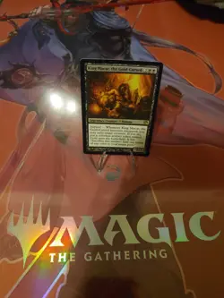 MTG King Macar, the Gold-Cursed - Foil, VLP/ NM English Journey Into Nyx - Image 1