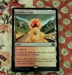 MTG Magic The Gathering Sunbillow Verge Aetherdrift Rare Land NM/MT - Image 1