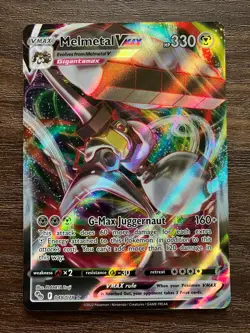 NM HOLO Melmetal VMAX 048/078 - 2022 Pokemon Go Series Rare Card - CLEAN - Image 1