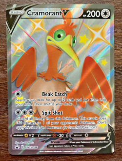 HOLO FULL ART Cramorant V SWSH086 - 2021 Pokemon Promo Card - CLEAN NM - Image 1