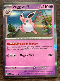 HOLO Wigglytuff 084/193 - 2023 Pokemon Paldea Evolved Rare Card - CLEAN NM - Image 1