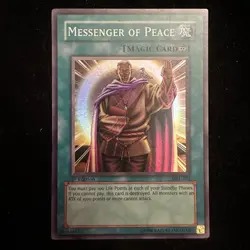 Yugioh TCG Messenger of Peace MRL-102 Super Rare 1st Edition Magic Ruler - Image 1