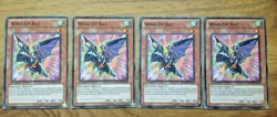 YUGIOH 4 x WIND-UP BAT PHSW-EN025 1ST EDITION .Free Postage - Image 1