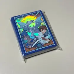 YuGiOh Card Sleeves Blue Eyes Maiden with Eyes of Blue 60pcs - Image 1