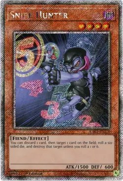 YuGiOh! Snipe Hunter - RA03-EN170 - Platinum Secret Rare 1st Edition - NM/M - Image 1