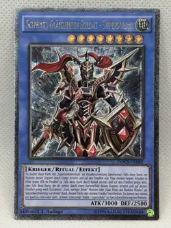 Yugioh! Black Luster Soldier - Super Soldier - DOCS-DE042 Ultimate 1st NM German - Image 1