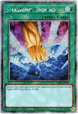 YuGiOh! Smashing Ground - RA03-EN135 - Platinum Secret Rare 1st Edition NM/M - Image 1