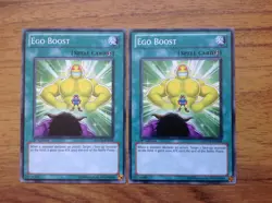 YuGiOh Card - 2 x Ego Boost PHSW-EN046 1st Edition. Free Postage - Image 3