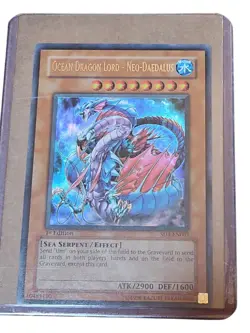 Yugioh Ocean Dragon Lord - Neo-Daedalus SD4-EN001 Ultra Rare 1st Ed NM - Image 1