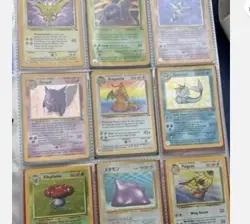 Rare Vintage Pokemon Card Lot 5x +1 Vintage HOLO WOTC Era 1999-2000! Base,Fossil - Image 1