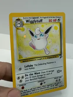 Wigglytuff 19/130 Base Set 2 Holo Swirl Rare Pokemon Card NM/Mint - Image 5