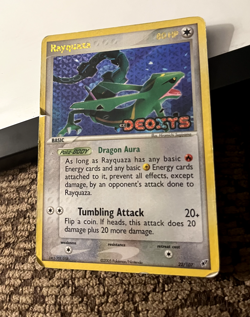 Pokemon Card TCG - Rayquaza ex Deoxys 22/107 Reverse Holo STAMPED (2005) - Image 2