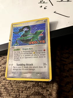 Pokemon Card TCG - Rayquaza ex Deoxys 22/107 Reverse Holo STAMPED (2005) - Image 3