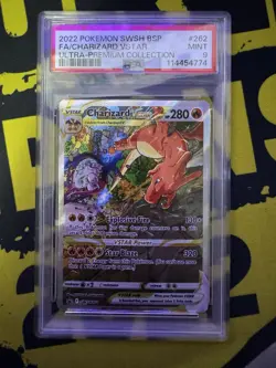 Pokemon TCG Charizard VSTAR SWSH262 Sword & Shield Promo Holo Card Psa9 - Image 1