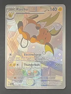 Pokemon Card Raichu 211/193 Paldea Evolved - Near Mint - Image 1