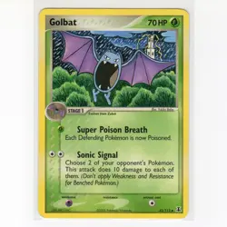 Pokemon TCG Golbat 43/113 EX Delta Species Regular Uncommon Card EN-MP 2005 - Image 1
