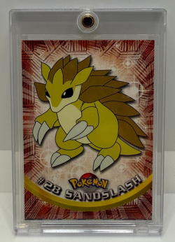 Sandslash Pokemon Card 1999 Topps TV Animation No.28 (ERROR) card - Image 1
