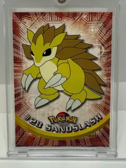 Sandslash Pokemon Card 1999 Topps TV Animation No.28 (ERROR) card - Image 2
