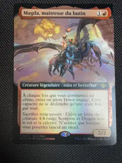 Mtg OTJ - Magda, the Hoardmaster Maitresse Foil-Extended French NM - Image 1