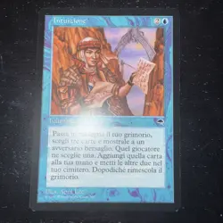 🇮🇹 MTG Intuizione NM Tempest 1997 - Italian Intuition - Vintage Blue Tutor - Image 1
