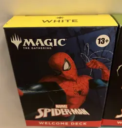 SDCC 2025 Hasbro Marvel MTG WHITE Spider-Man Welcome Deck Brand New IN HAND - Image 2