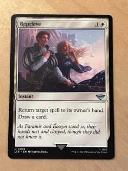 MTG Magic the Gathering Reprieve The Lord of the Rings NM - Image 1