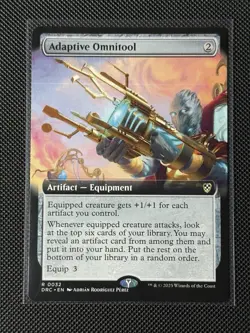 Adaptive Omnitool NM RARE Commander: Aetherdrift [DRC] MTG Near Mint Regular - Image 1