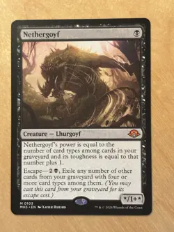 MTG Magic the Gathering Nethergoyf Modern Horizons 3 NM - Image 1