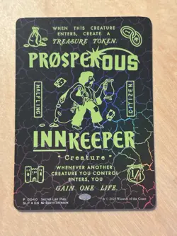 MTG Magic the Gathering Prosperous Innkeeper Foil RCQ Promo NM - Image 1