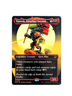 Tannuk, Steadfast Second M 0296 Borderless REGULAR MTG Edge Of Eternities EOE EN - Image 1