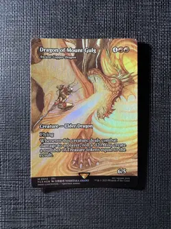 Gurugu Volcano's Red Dragon English Edition Foil MTG FF Final Fantasy 889815 - Image 1