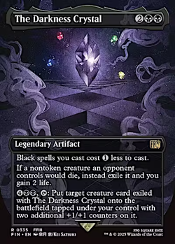 MTG Final Fantasy English The Darkness Crystal Borderless 0335 Non-Foil - Image 1