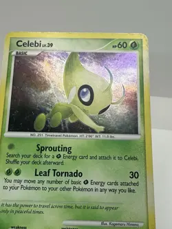 Celebi Lv.39 7/123 Mysterious Treasures Ultra Holo Rare Pokemon NM/Mint - Image 5