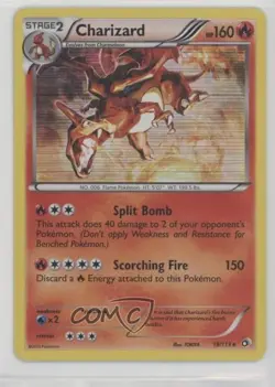 Charizard Holo Pokemon Black & White Legendary Treasures #19 2f4 - Image 1