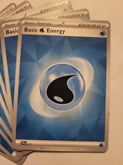 Pokemon Water Energy SVE 2024 Set Of 8 Cards Included - Image 2