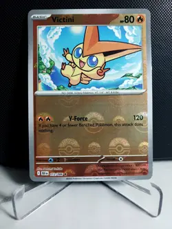 Pokemon! Victini (Poke Ball Pattern) 012/086 - SV: Black Bolt - Holo - NM/Mint - Image 1
