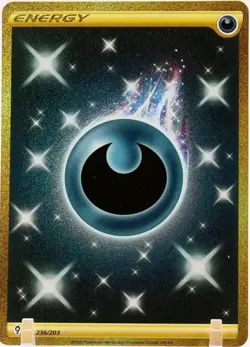 Darkness Energy - 236/203 - Pokemon Evolving Skies Sword Shield Secret Rare NM - Image 1