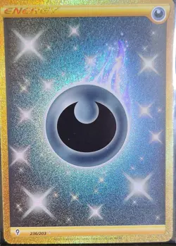 Darkness Energy - 236/203 - Pokemon Evolving Skies Sword Shield Secret Rare NM - Image 2