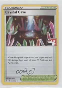 Crystal Cave Pokemon Sword & Shield Evolving Skies Pokemon League Promo 12df - Image 1
