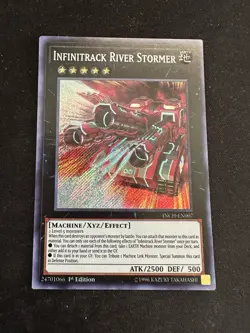 Yugioh 1x Infinitrack River Stormer INCH-EN007 Secret Rare 1st Edition NM - Image 1